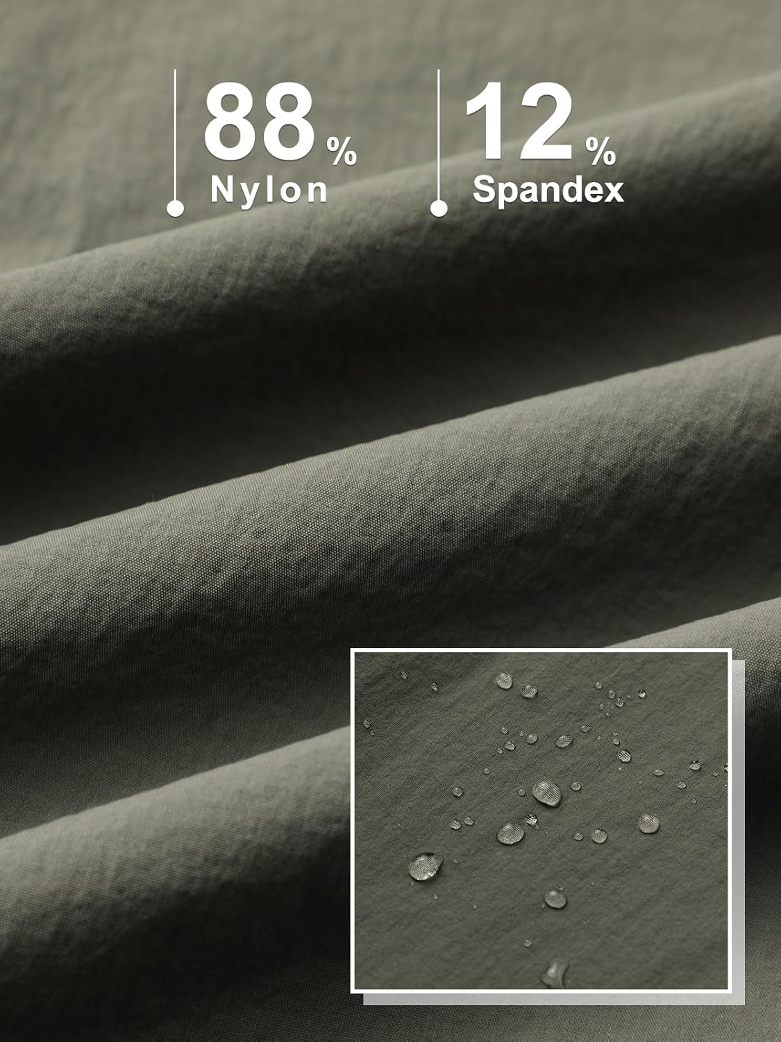 Surenow Mens Golf Pants Quick Dry Lightweight Slacks Stretch Work Casual Pants 30"/32"/34" Travel Trousers with Multi Pockets - Image 5