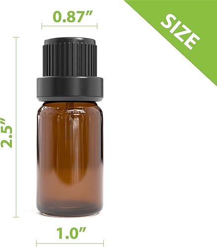 Miniatura 6 de Botellas de aceite esencial al por mayor a granel - 270 botellas de vidrio ámbar con tapas y cuentagotas para aceites esenciales, aromaterapia,