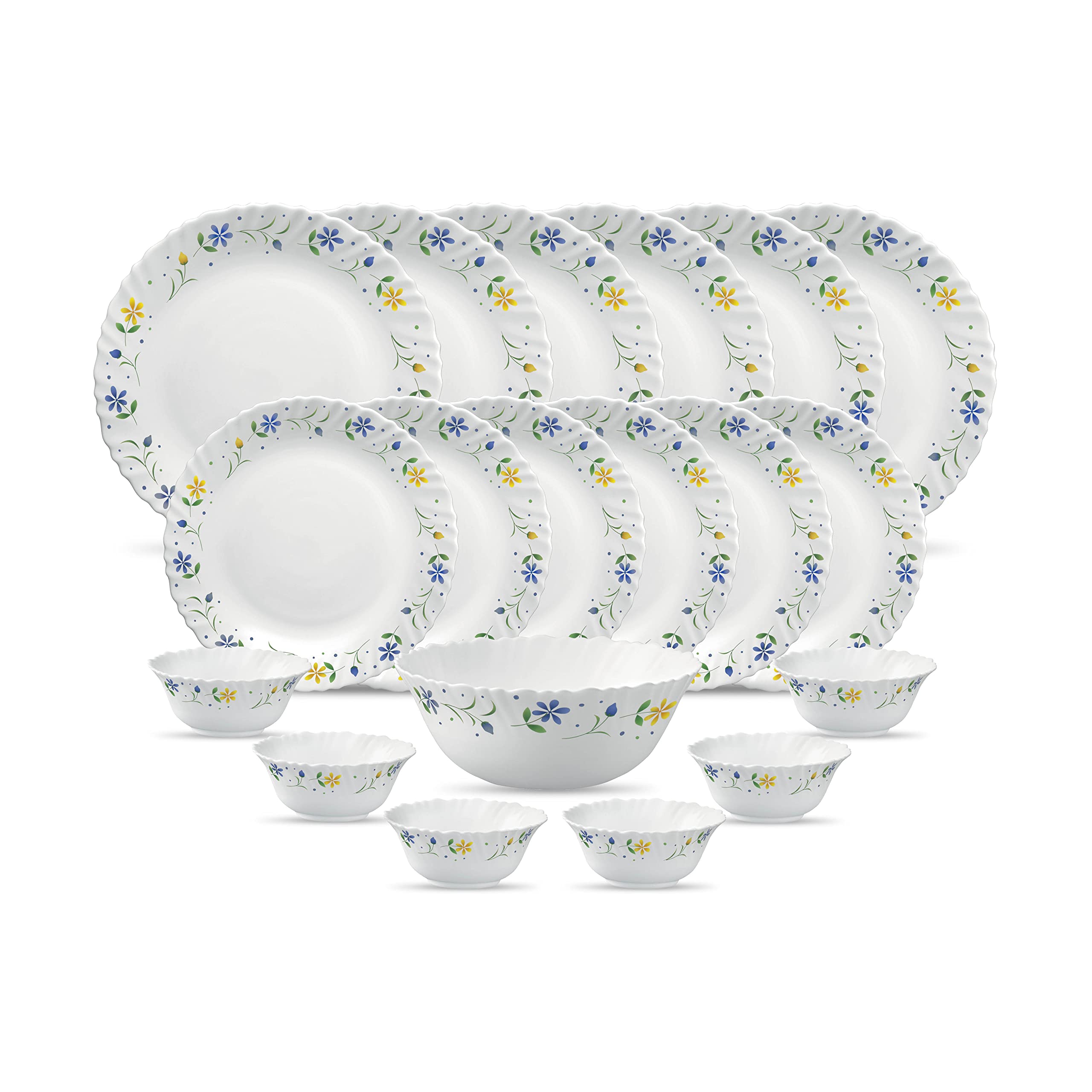 La Opala Diva Dinner Set - 19 Piece Family Crockery -15