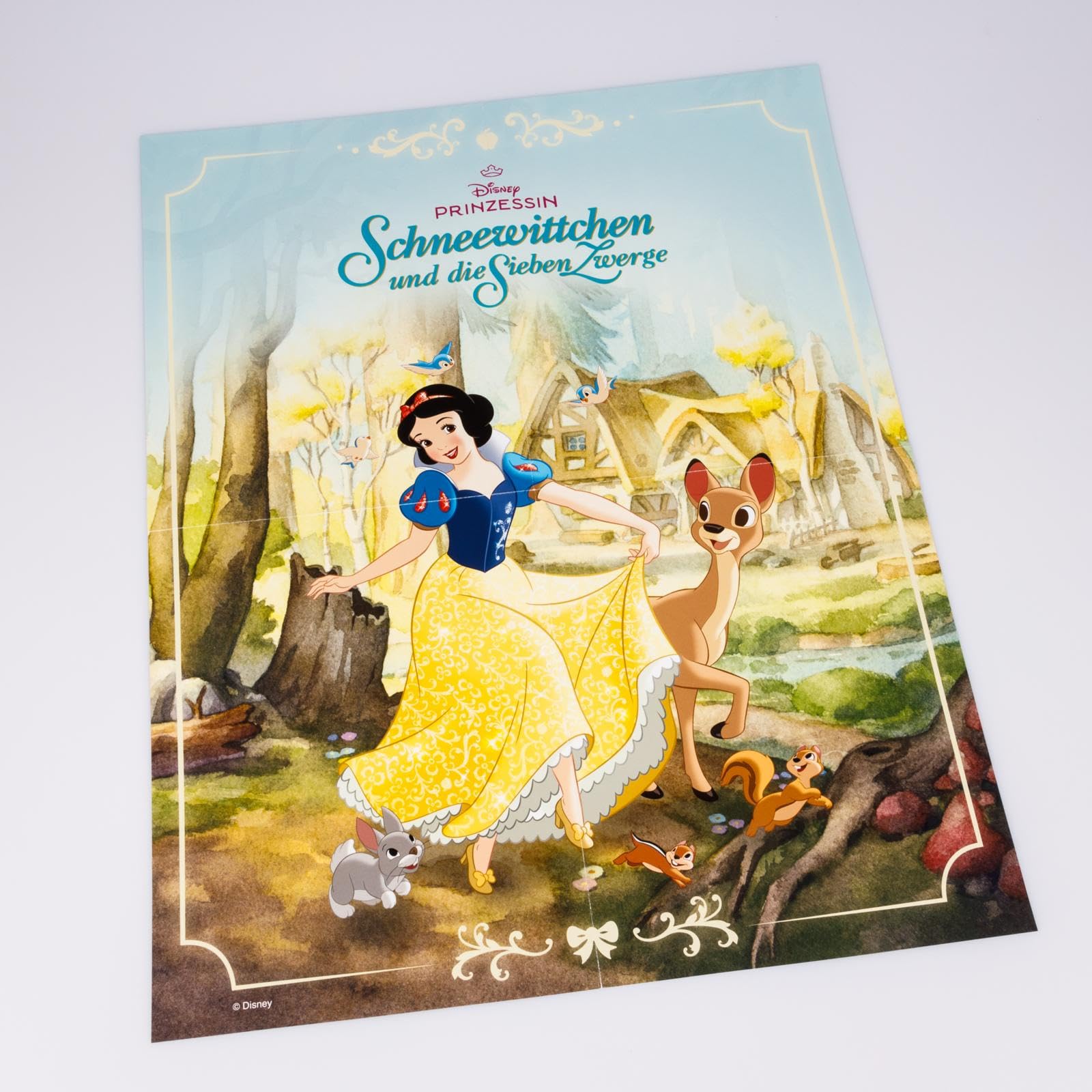 Das große Schneewittchen-Buch – mit beigelegtem Poster: Hochwertiges Buch mit Goldfolie auf dem Cover (Disney - Das große Buch mit den besten Geschichten)