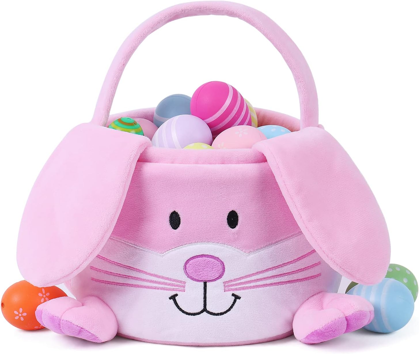 Amazon.com : Personalization Universe Rainbow Bunny Embroidered Easter ...