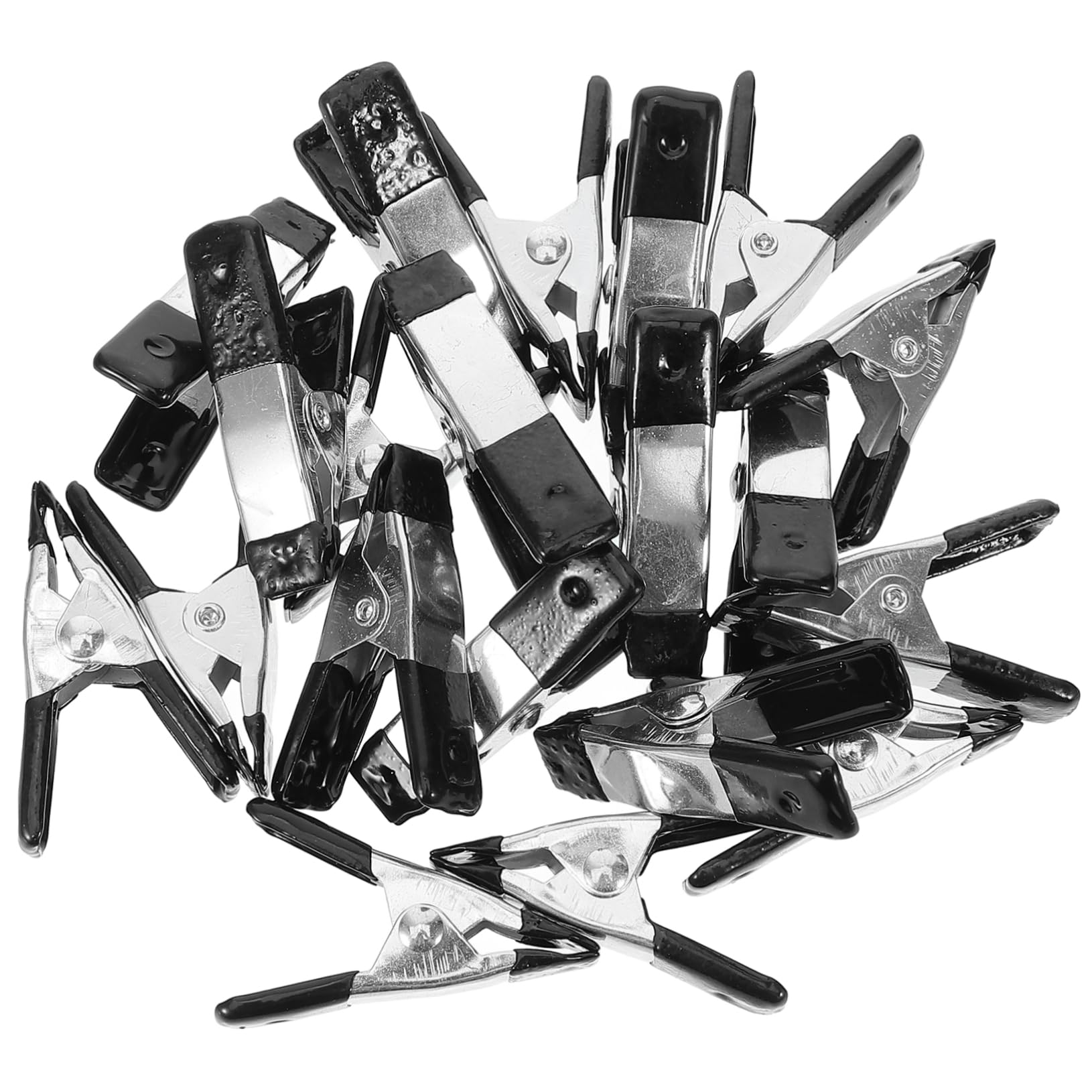 DOITOOL 5 Set Fermaglio A Molla Clip Per Fondale Pesante Clip Pesanti Clip Sullo Sfondo Della Fotografia Grandi Morsetti Morsetto Morsetti A Molla Per Carichi Pesanti Black Pvc 20 Pezzi*5