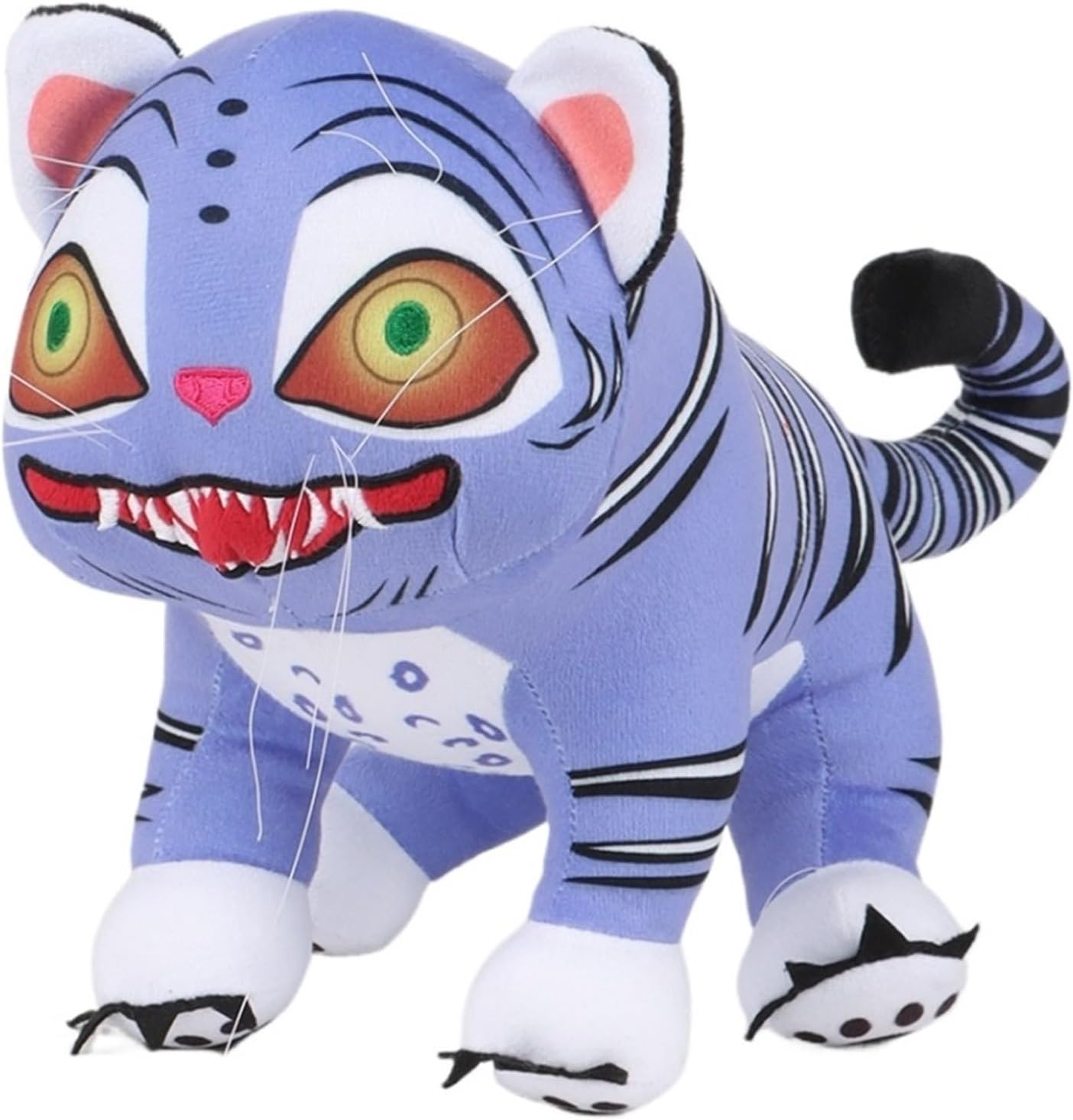 KUKUShining Kpop Demon Plush Toy, Cute Stuffed Animal Dolls Tiger Plushie for Fans Halloween Birthday Desktop Gifts(Tiger)