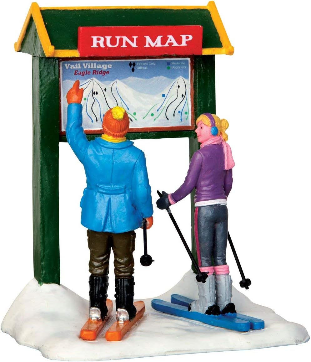 Lemax First Ski Date Figuren - 7,5cm Winter-Dekoration Für Weihnachtsdörfer