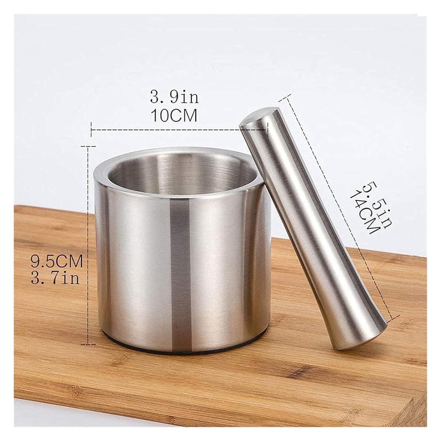 Crusher Mortar and Pestle Set Mortar and Pestle Large Stainless Steel Mortar and Pestle Bowl Set Grinding