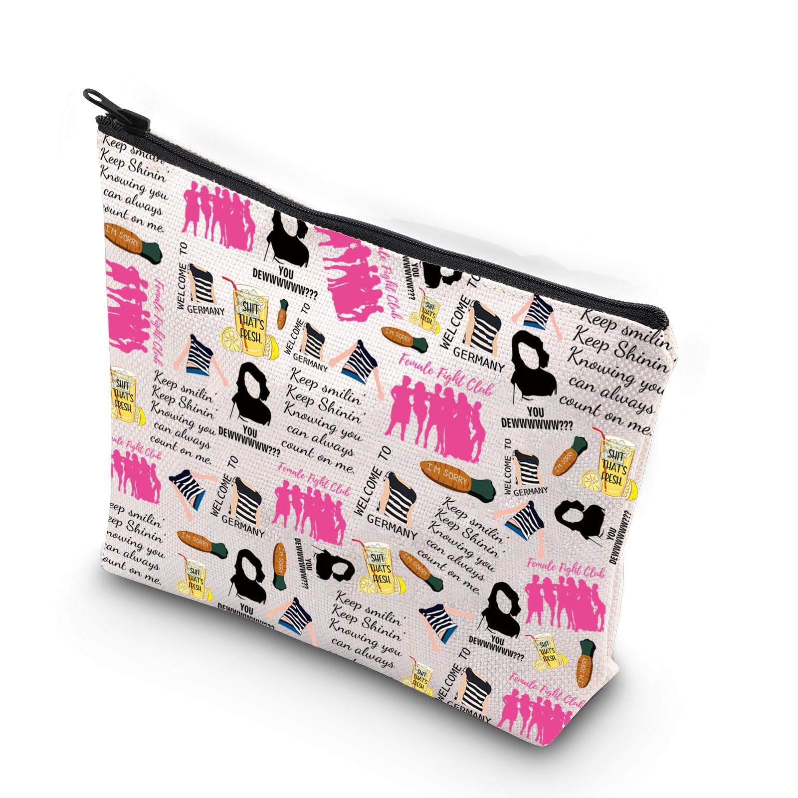 XYANFA Movie Makeup Bag Movie Fans Gifts Cosmetic Bag Brides Gift For Bride Sisters Bridal Party Wedding