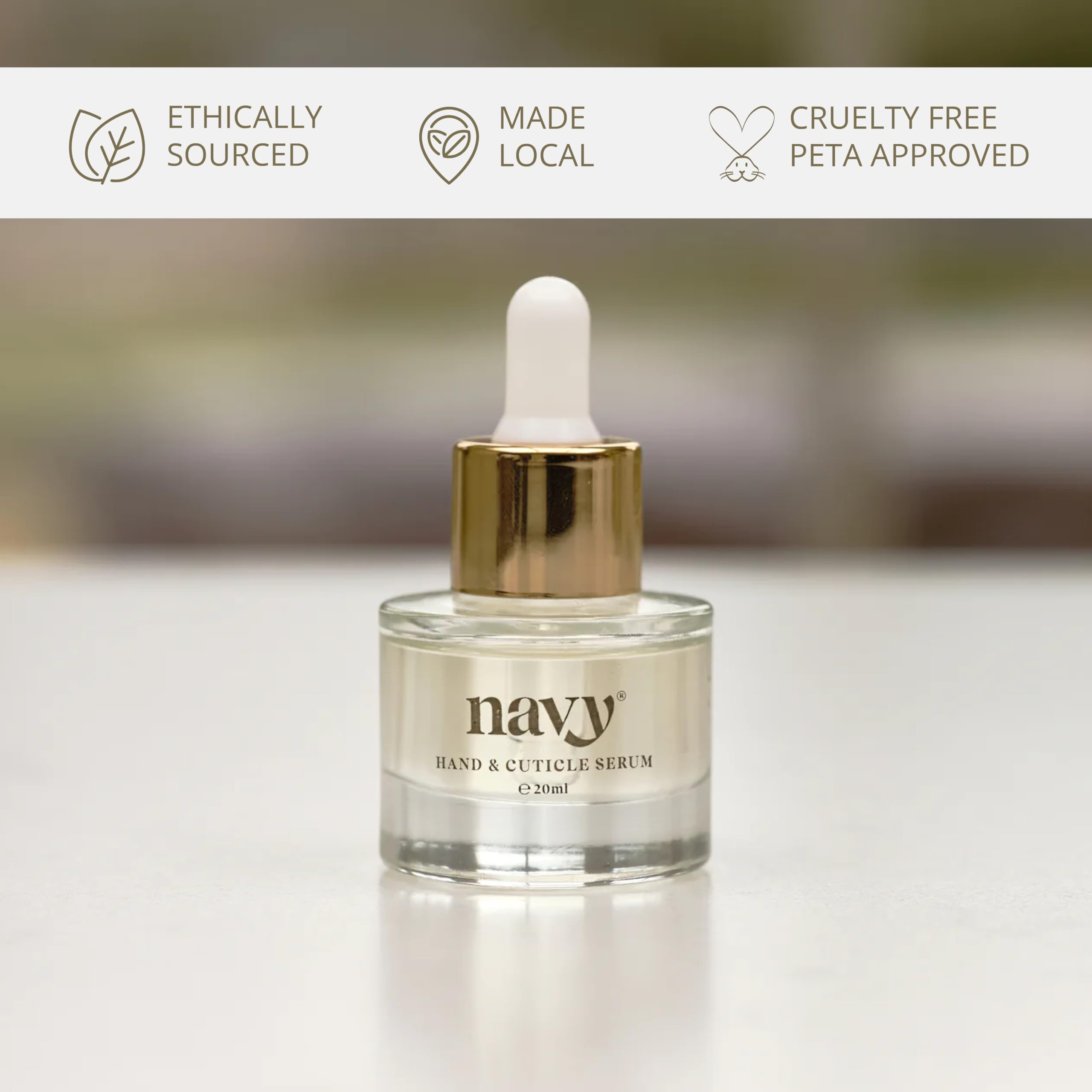Navy Hand & Cuticle Serum 20ml, No Colour, 20 ml (Pack of 1) - Image 3