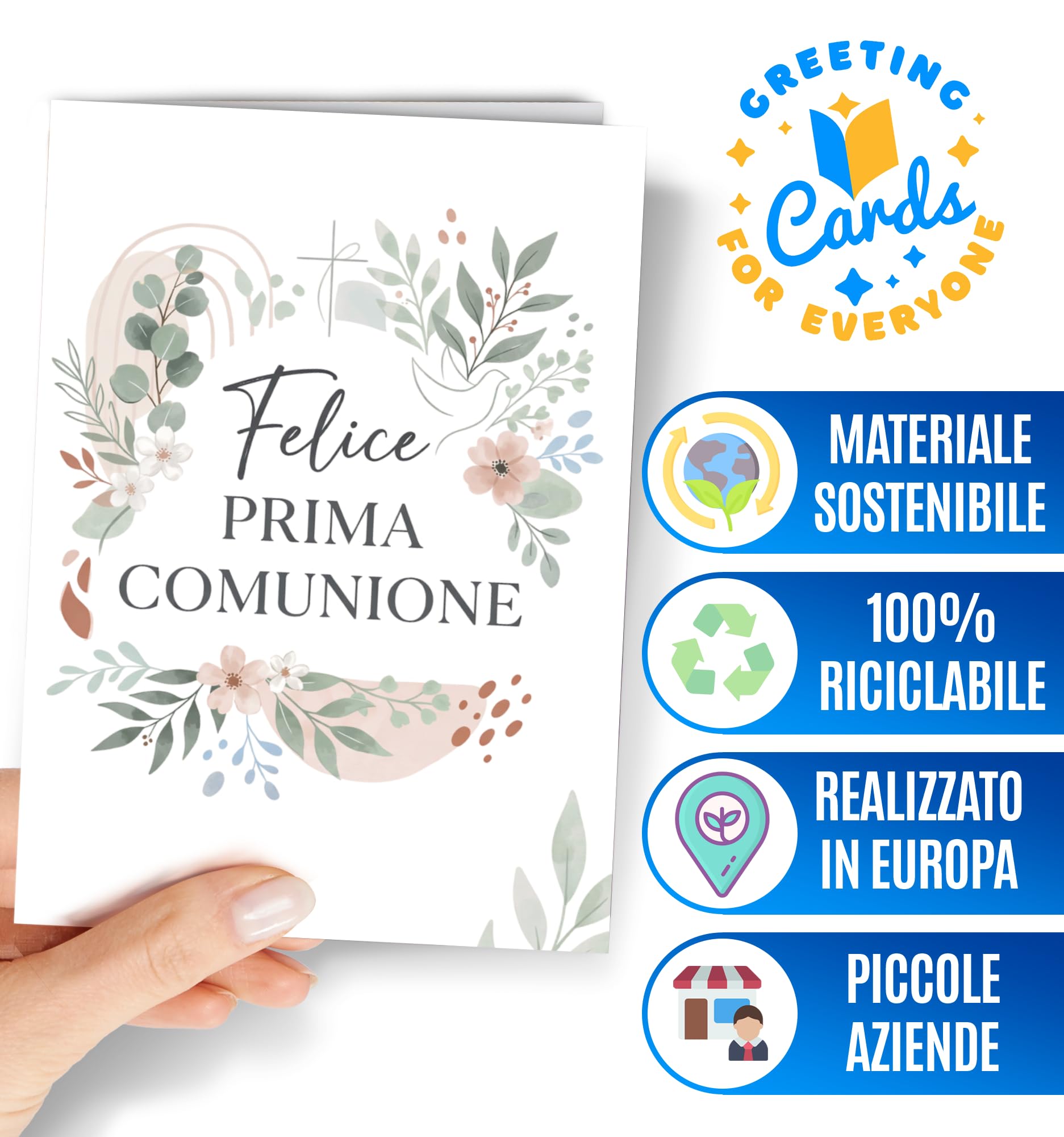 Bomboniere Comunione con Porta Soldi Biglietto Prima Comunione Bambina Bambino Religioso