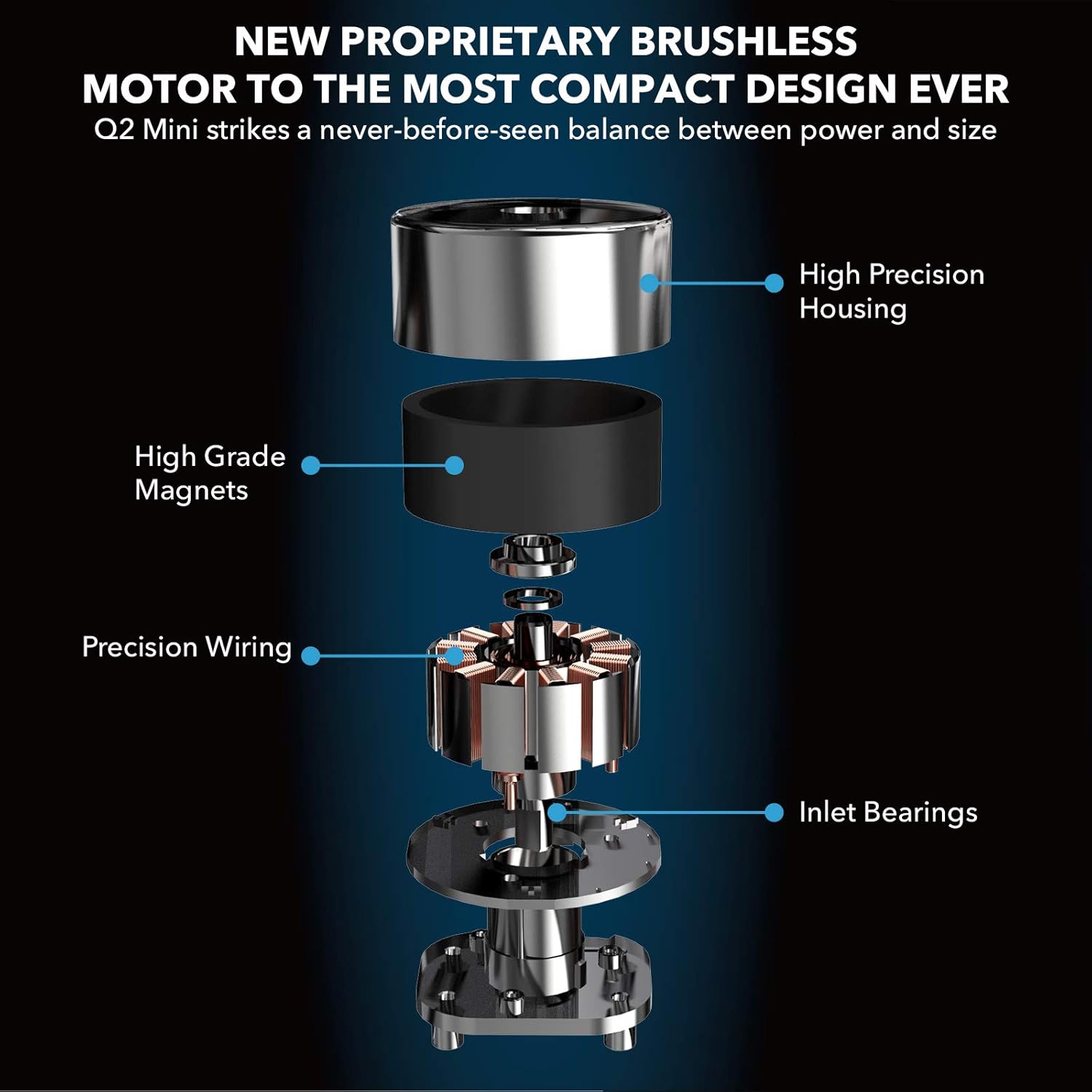 BOB AND BRAD Q2 Mini Massage Gun, Pocket-Sized Deep Tissue Massager Gun, Portable Percussion Muscle Massager Gun, Ultra Small & Quiet Muscle Massage Gun with Carry Case for On The Go Usage : Health & Household