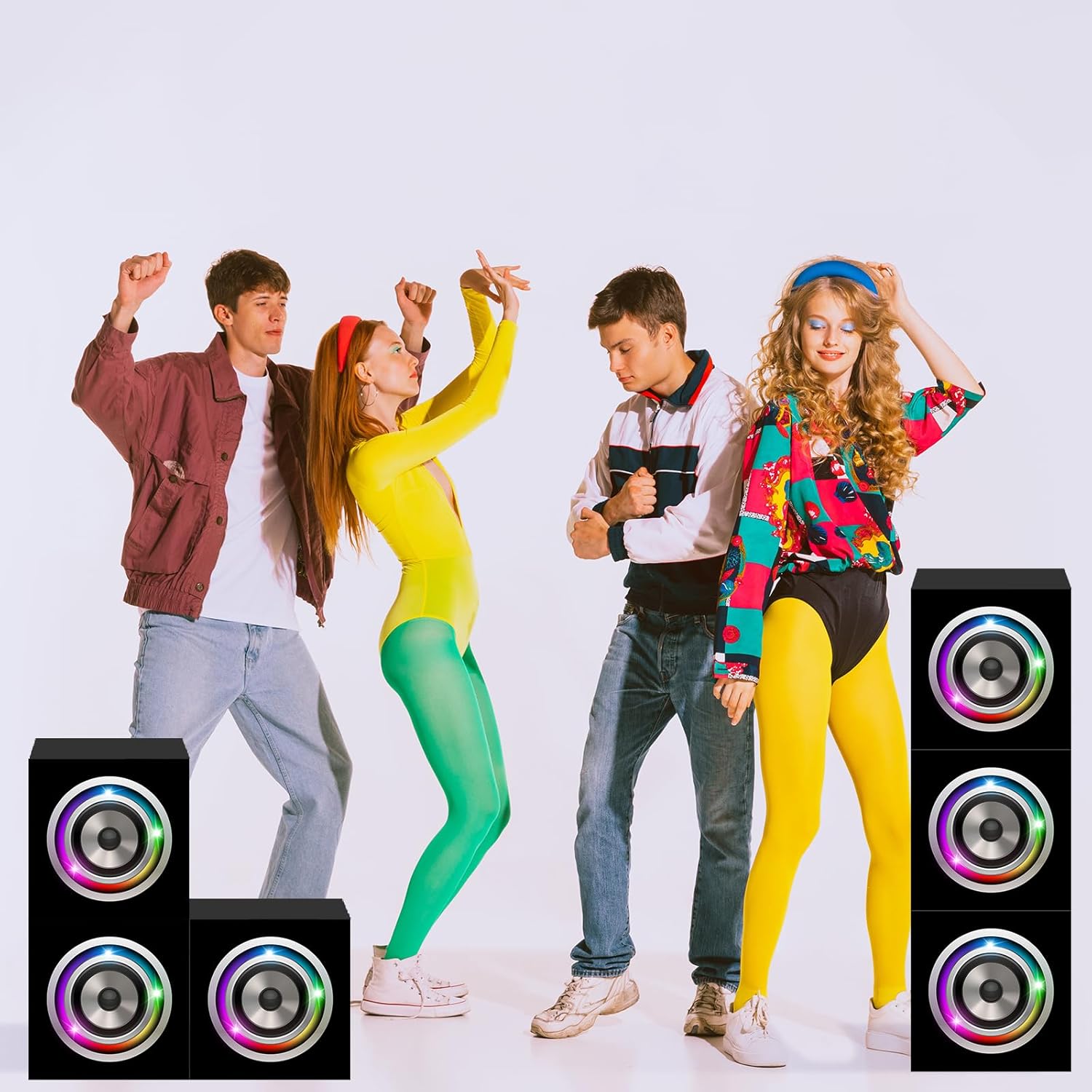 6 Pcs 80s 90s Party Decorations Large Paper Boombox Novelty Boom Box Table Centerpieces for Retro 1980s 1990s Music Dance Theme Hip Hop Party Favor Party Decorations Party Supplies - Image 4