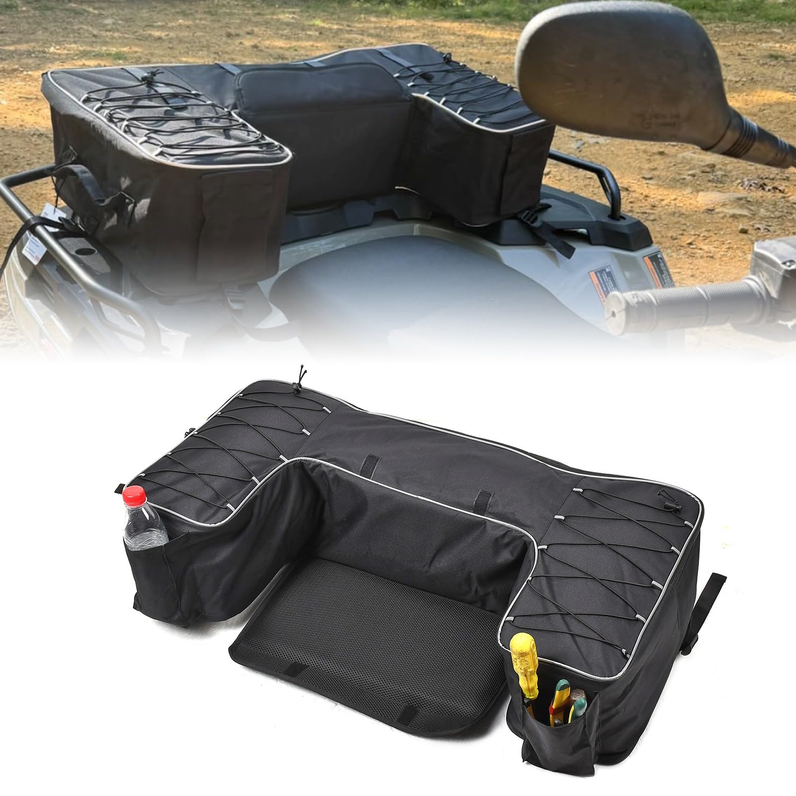 Tylna torba na siodełko motocyklowe 60 l na quady ATV
