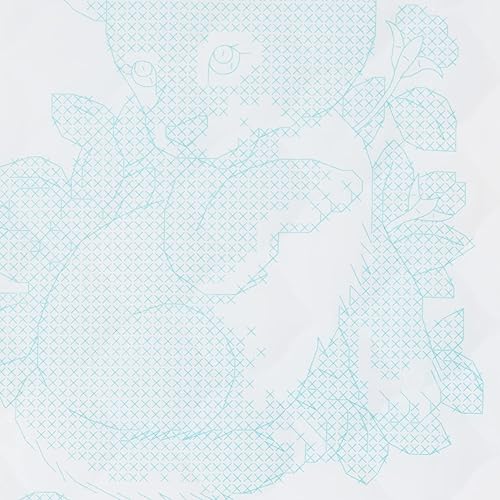 Miniatura 6 de Dimensions Kit de edredón para bebé con estampado de punto de cruz 'Tiny Treasures' DIY, 34 x 43 pulgadas