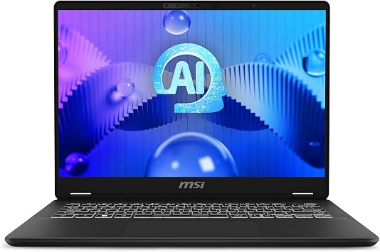 MSI Prestige 14 AI Evo Laptop- 14" 1610 FHD+ panel, Intel  Core Ultra 5 125H, Intel  Arc Graphics, 16GB RAM, 1TB SSD, Intel Wi-Fi 7BE, Windows 11 Home - Stellar Grey