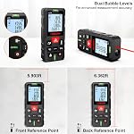 LASELION LT70 Laser Distance Meter – 70m (229ft) Range, High Accuracy, Multiple Measurement Modes, Built-in Level Bubble, and Mute Function (229ft)