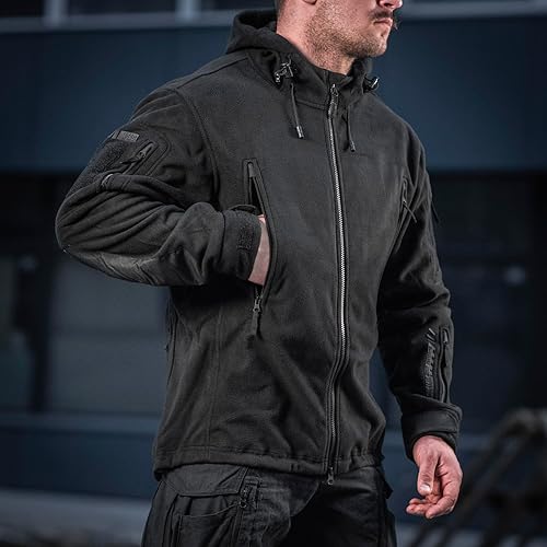 Miniatura 6 de M-Tac Chaqueta de forro polar militar para hombre, sudadera de supervivencia