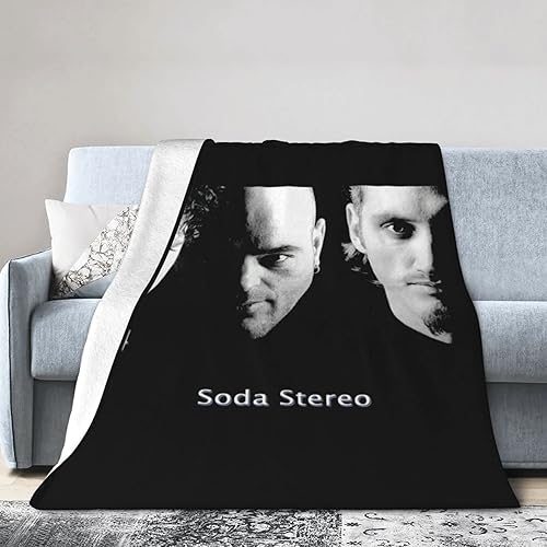 Miniatura 2 de Soda Stereo Blanket Flannel Super Soft Fleece Lightweight Throw Blanket for Bed Couch Sofa 40"X30"