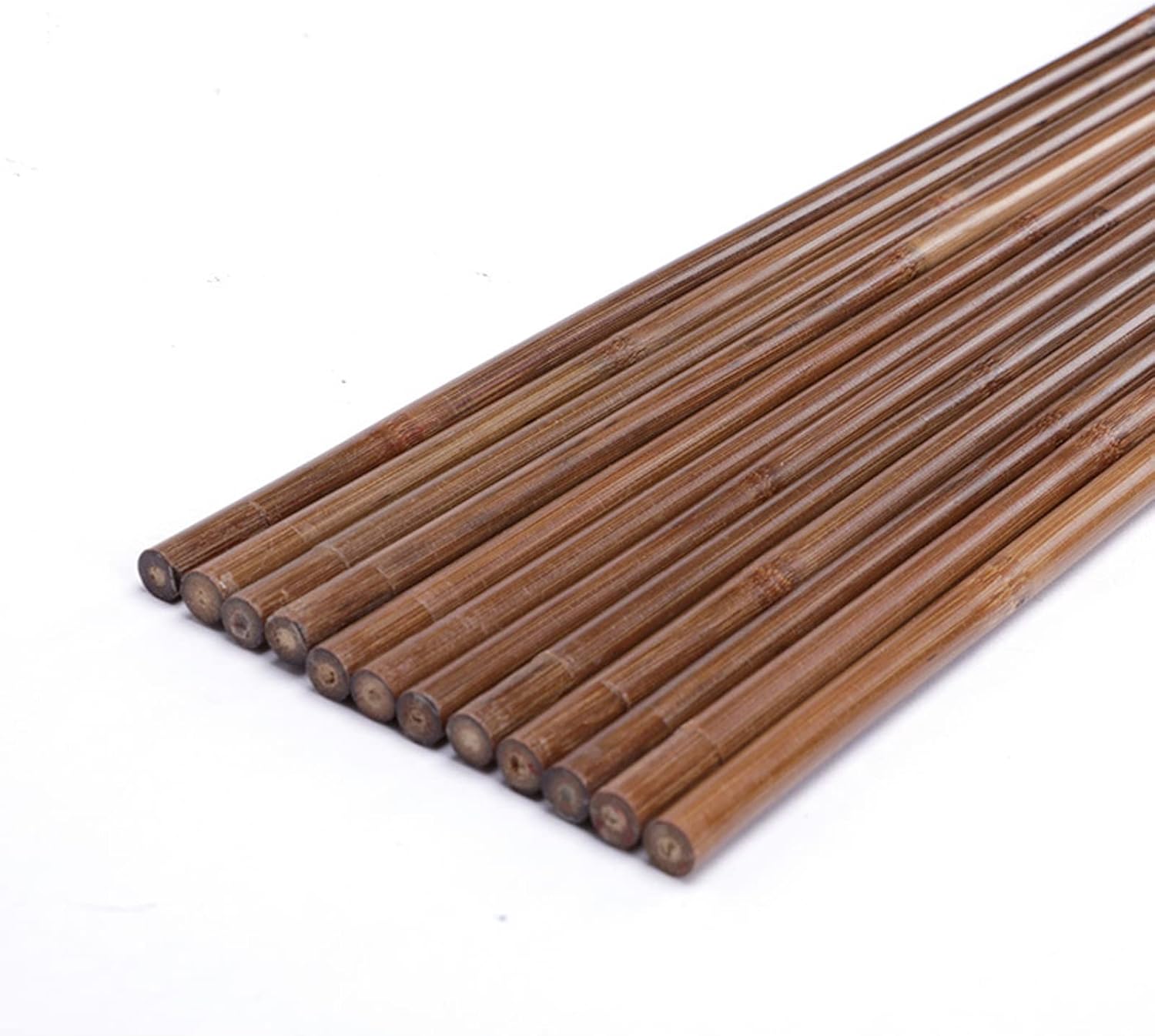 Archery Bamboo Arrow Shaft 33 Inch DIY Bamboo Arrows OD 7mm/8mm for Recurve Bow Longbow Hunting Target Practice (8mm/12pcs)