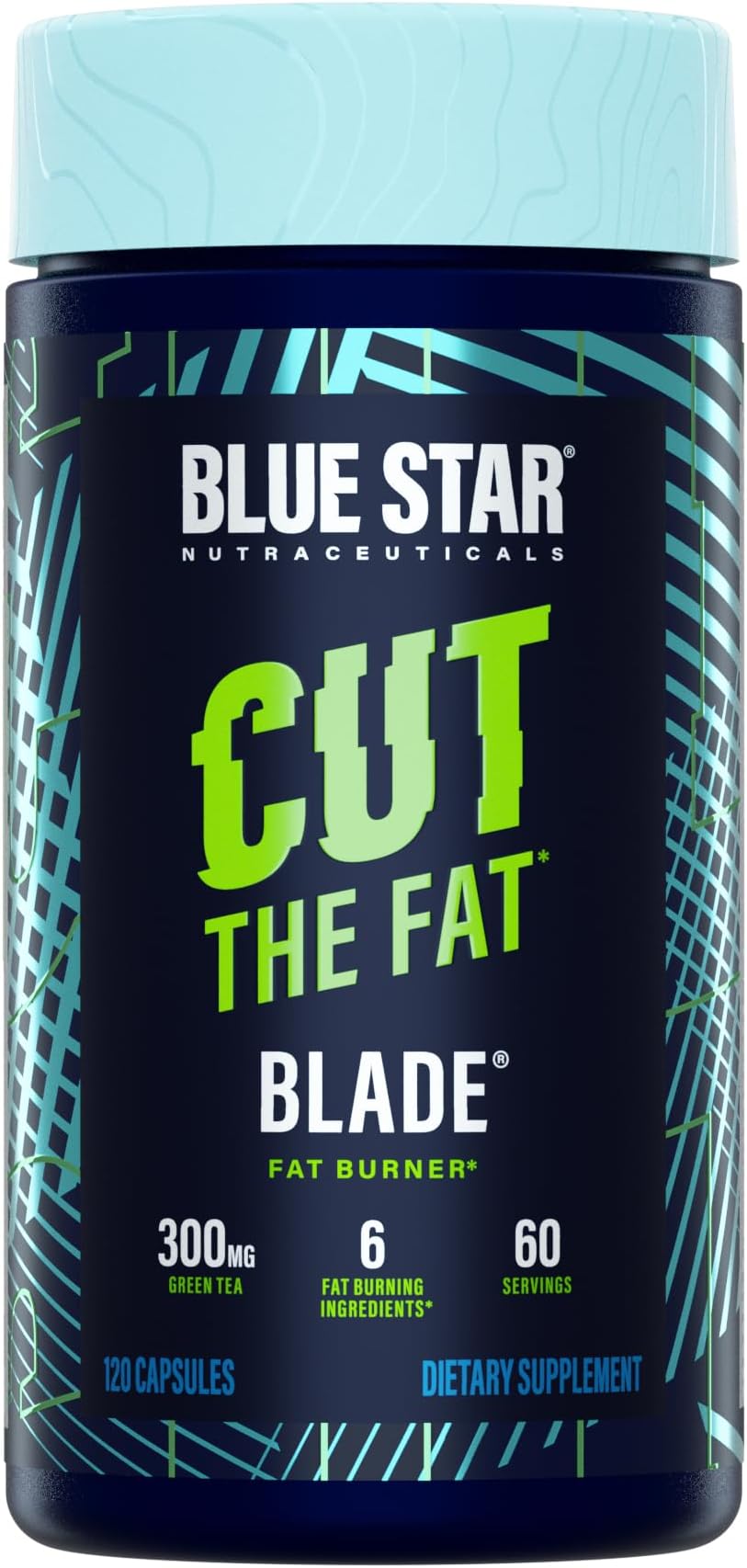 Blue Star Nutraceuticals Blade - Thermogenic Fat Burner - w/Advantra Z - Fight Fat and Blunt Hunger | Metabolic Support - 120 Veggie Capsules