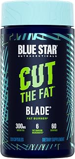 Nutraceuticals Blade - Thermogenic Fat Burner - w/Advantra Z - Fight Fat and Blunt Hunger | Metabolic Support - 120 Veggie Capsules