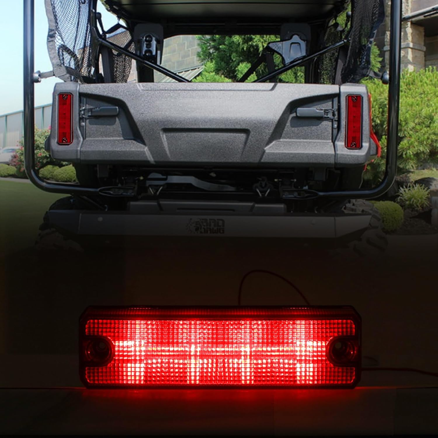 A & UTV PRO Tail Lights for Honda Pioneer 1000, LED Brake Stop Rear Tail Lamp for Honda Pioneer 520 700 1000 2014-2024 Accessories, Replace OEM # 33700-HL3-A01, Plug & Play, Red, 2PCS