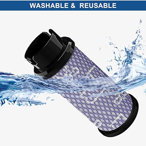 Miniatura 5 de HIFROM Filtro de repuesto para aspiradora, compatible con aspiradora inalámbrica INSE S6 S6P S600, kit de filtros de aspiradora de repuesto, lavable