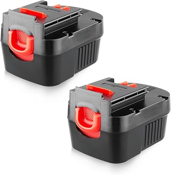 MANUFER HPB12 12V 4.8Ah NI-MH Replacement for Black and Decker 12V Battery Compatible with B&D Battery 12V Tools