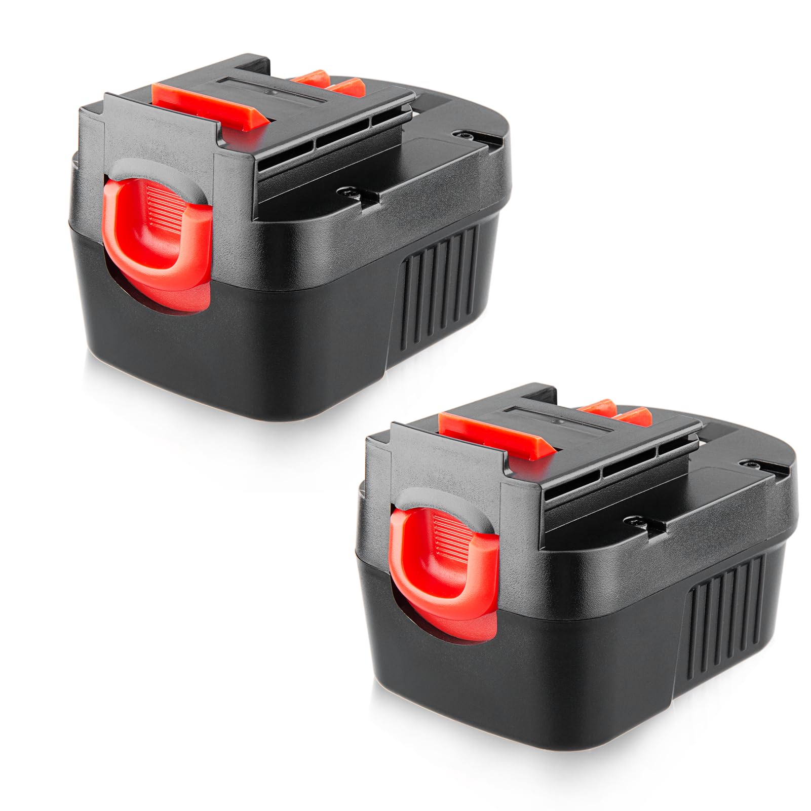 MANUFER 2 Packs HPB18 18V 4.8Ah NI-MH Replacement for Black and Decker 18V Battery Compatible with B&D Battery 18V Tools HPB18 BA18 A1718 A18NH A18E