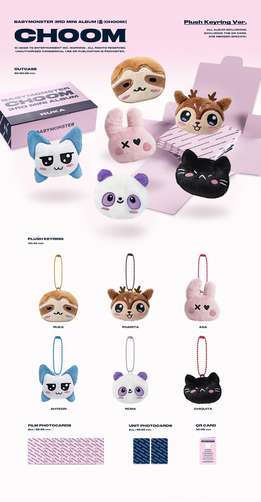 Amazon.co.jp: BABYMONSTER (ベイビーモンスター) - 3rd MINI [ CHOOM