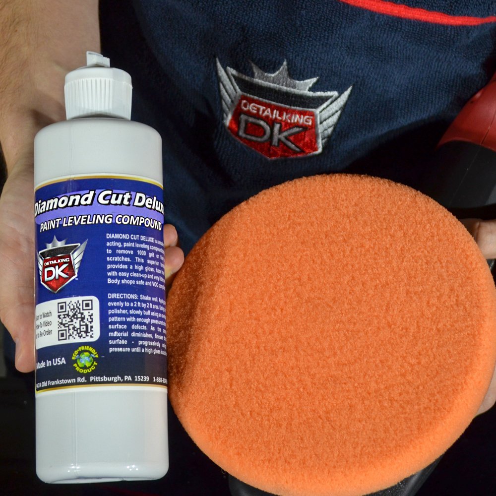 Detail King Diamond Cut Deluxe - Polishing Compound - Car Scratch Remover - Swirl Remover - 16 Oz