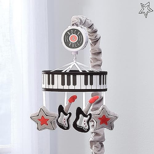 Miniatura 6 de Lambs & Ivy Rock Star Musical Baby Cuna - Juguete para chupete móvil - Guitarra  estrella