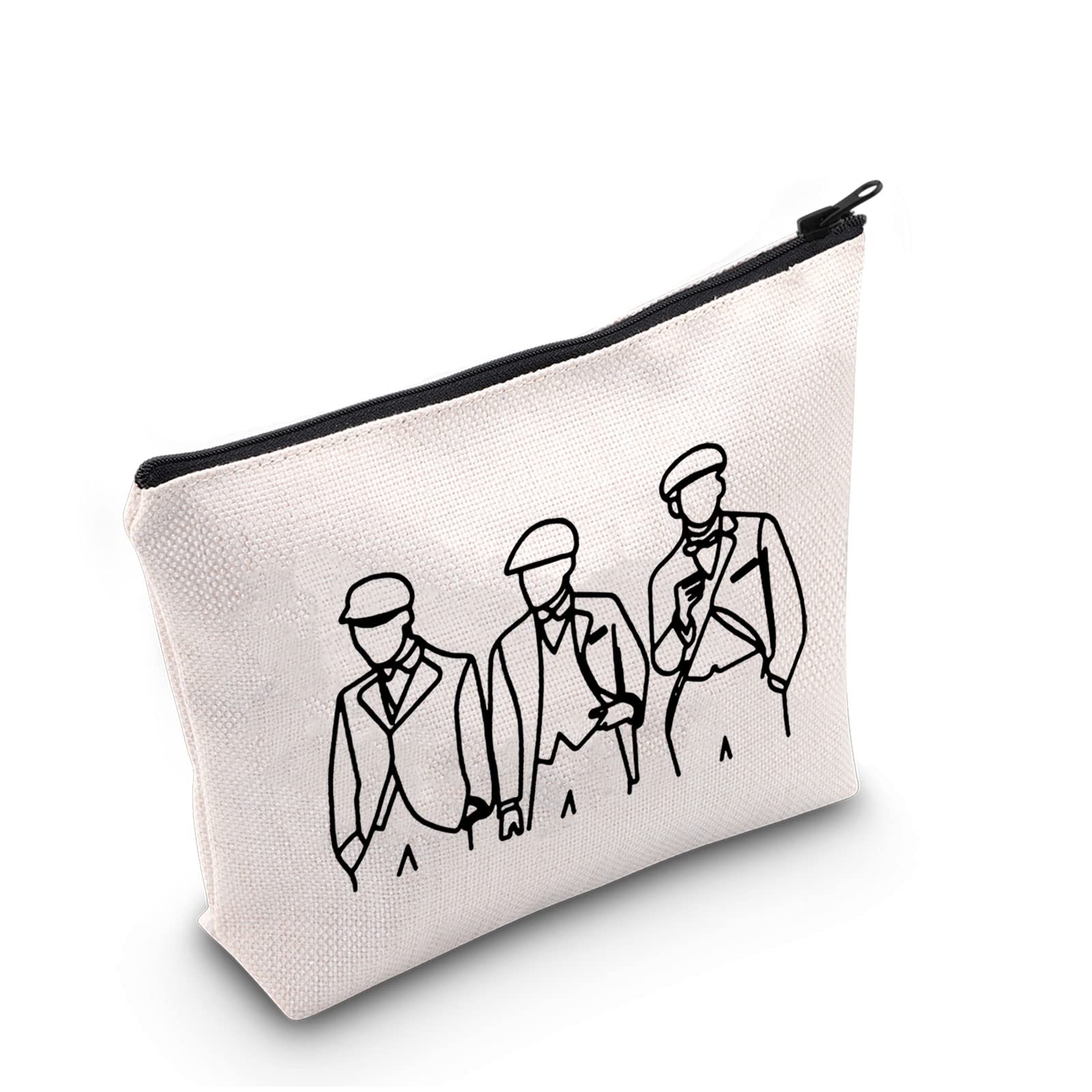 GenericPeaky TV Show Inspired Gift Peaky Fan Makeup Bag Crime Show Lover Cosmetic Bag 1920s Crime Drama TV Inspirational Gifts (Peaky Fan), Peaky Fan