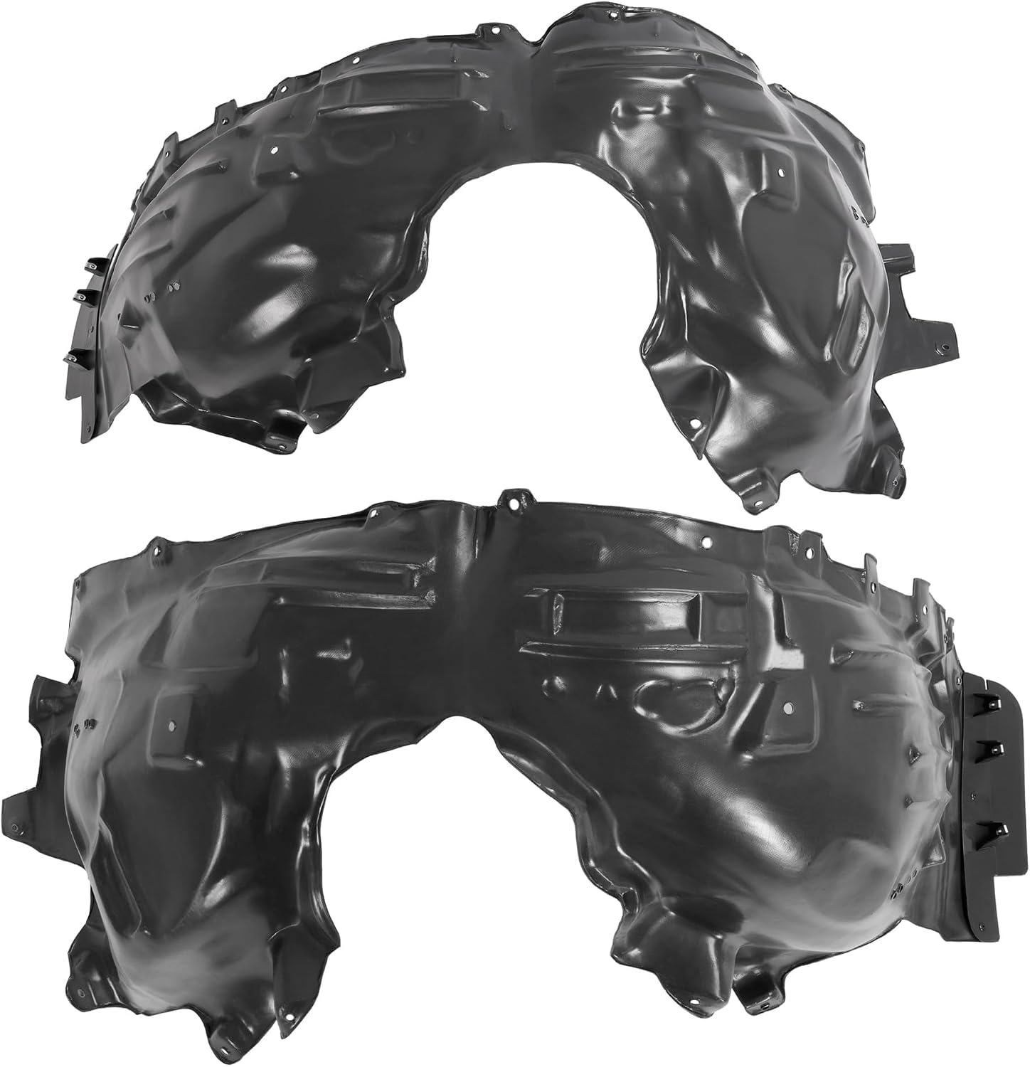 Front Fender Liner Compatible with 2020-2024 Ford Explorer, Police Interceptor, W/O Insulation Foam, Replacement for LB5Z16102C LB5Z16102B Inner Wheel Liner Splash Shields Guard