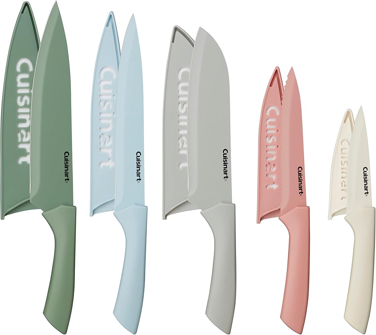 C55-10PCER 10pc Ceramic Coated Cutlery Set