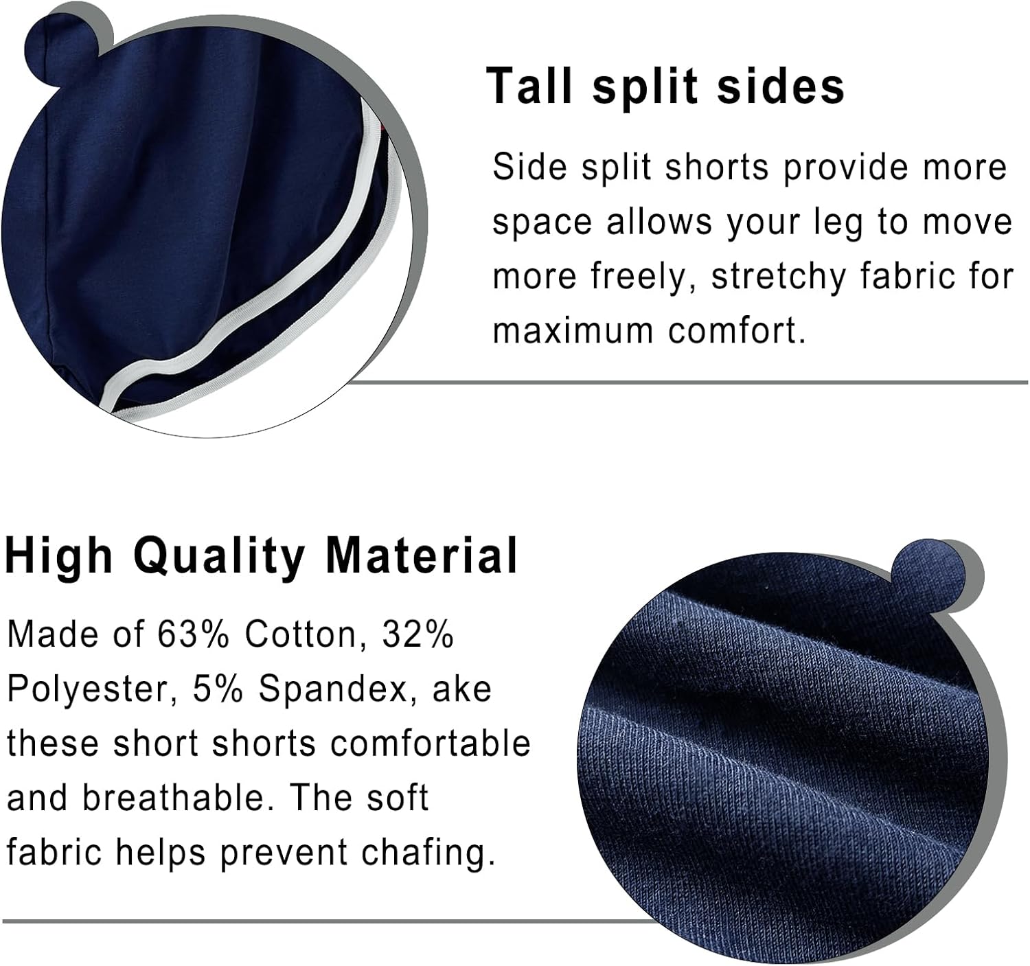 AIMPACT Mens Running Shorts 3 Inch Gym Athletic Workout Short Shorts Vintage Booty Shorts - Image 5