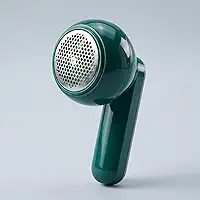 Papa Bolinha Elétrico Removedor de Fiapos para Roupas Recarregável USB Sem Fio Portátil com Proteção de Tecido | Kazoku (Verde)