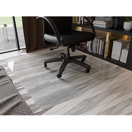 GLSLAND Heavy-Duty Office Chair Mat for Carpet