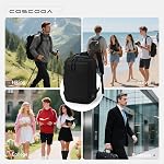 6x13x17 inch Personal Item Bag for Budget Flight in Canada,15x33x43 cm Travel Bag,Expandable Travel Backpack