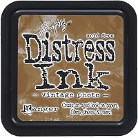Ranger Tim Holtz Distress Pad Vintage Photo - Scrapbooking Tintapárna Antik Hatású Bélyegzőfestékkel Papírkézművességhez 1