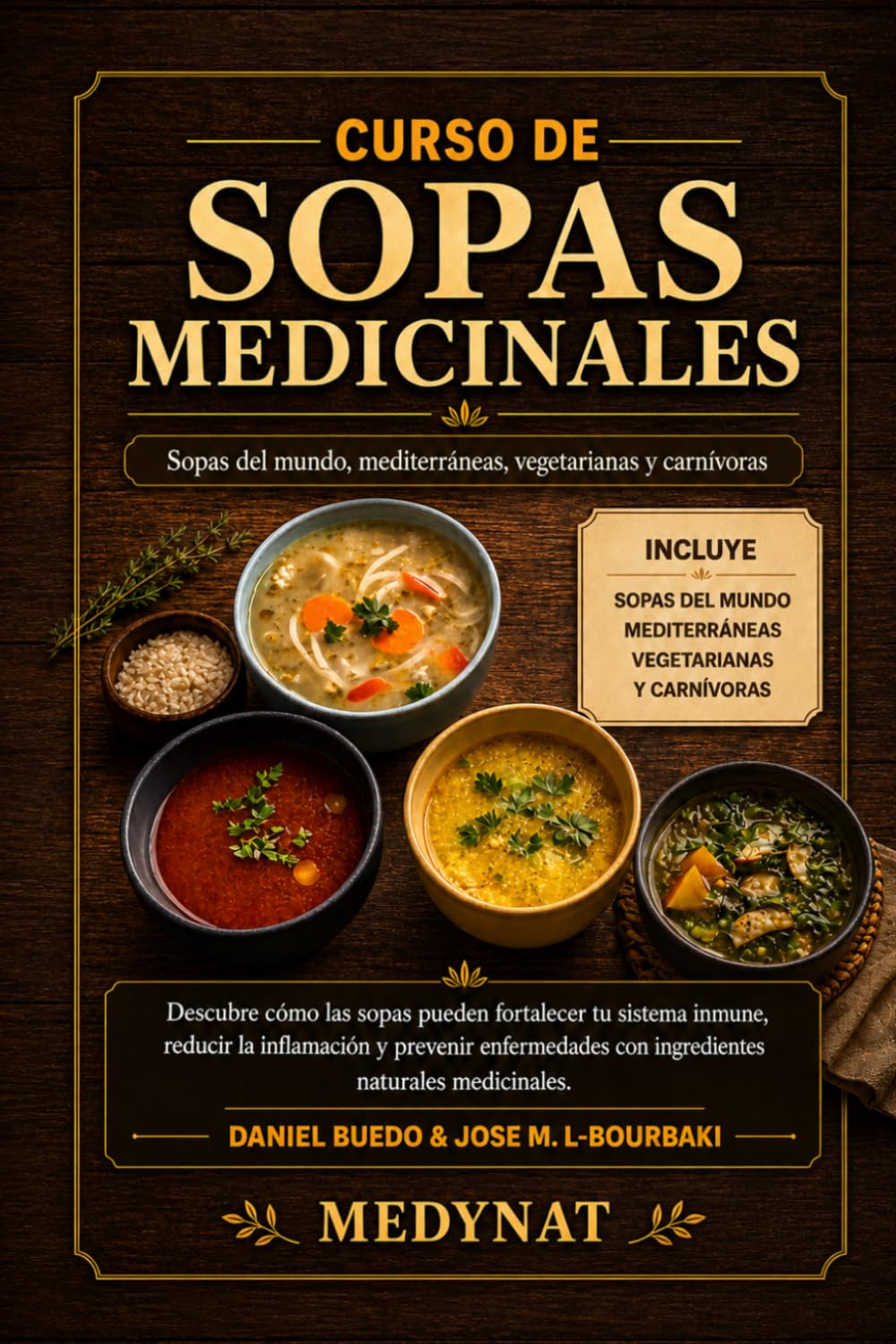 CURSO DE SOPAS MEDICINALES: Descubre cómo las sopas pueden fortalecer tu sistema inmune, reducir la inflamación y prevenir enfermedades con ... entre la ciencia y la sabiduría ancestral)
