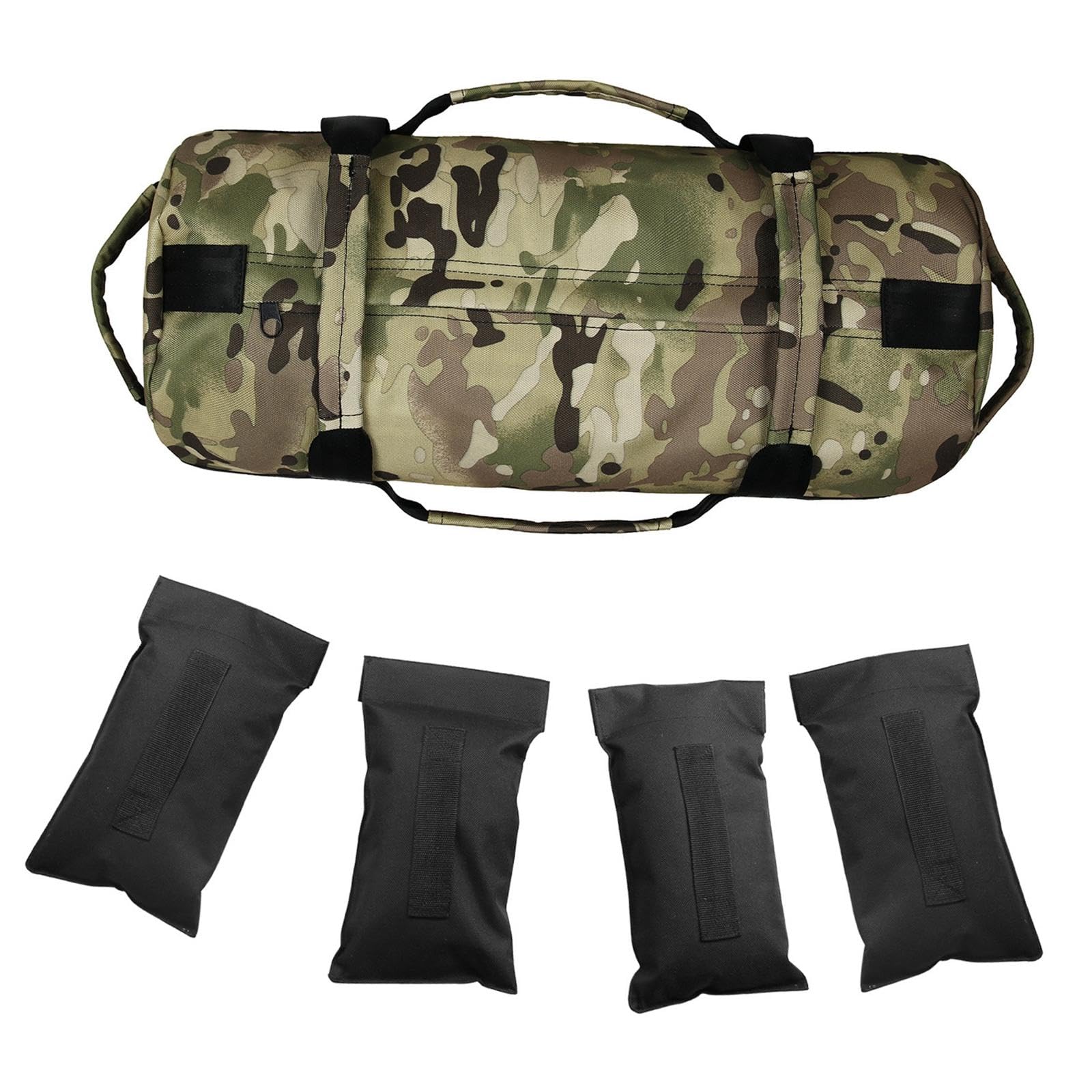 BNF® Weighted Bag Canvas Unfilled Sandbag for Weightlifting Powerlifting Home Gym Khaki-Sporting Goods-Fitness Running & Yoga-Strength Training-Other Strength Training