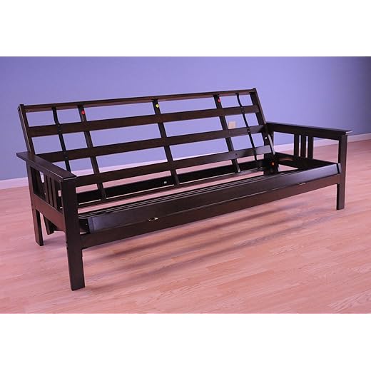 Kodiak Furniture Full Monterey Wood Futon Frame | Espresso