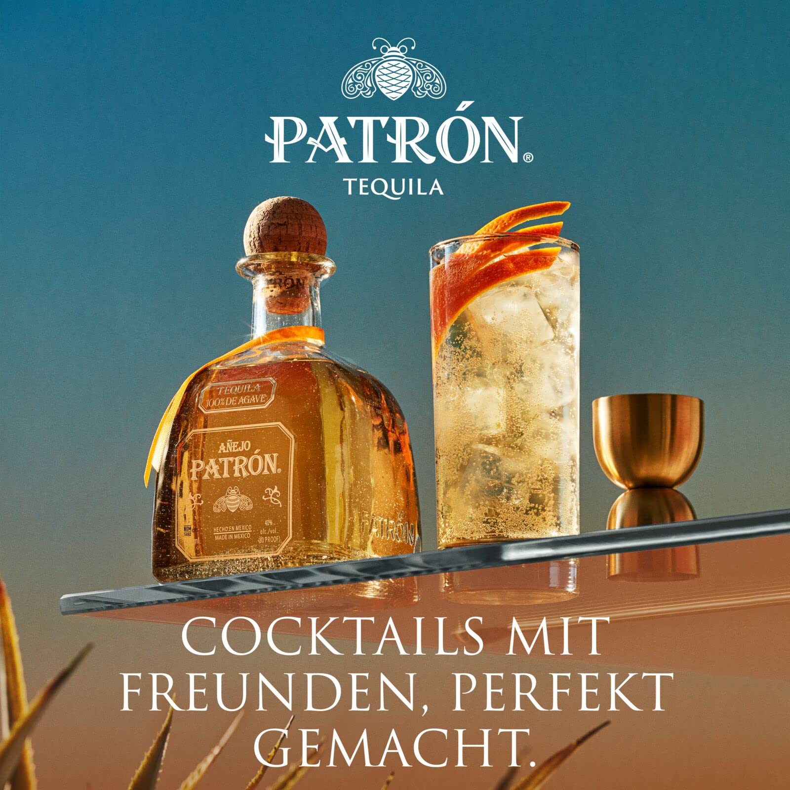 PATRÓN Añejo Premium Tequila 40% 70 cl 700 ml
