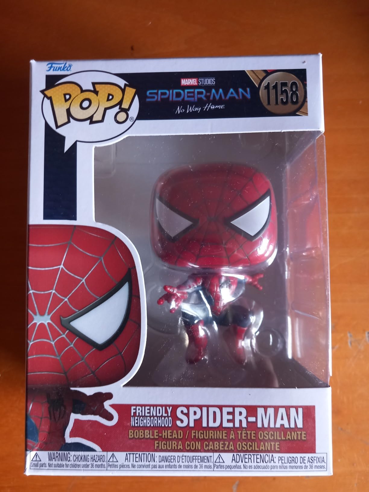 Funko Pop! Keychain: Spiderman No Way Home 2021 - Spider-Man - Leaping SM3 - Mini Figura in Vinile da Collezione Novità Portachiavi - Riempitivi per Calze - Idea Regalo - Merchandising Ufficiale