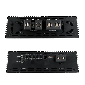 Deaf Bonce Apocalypse 12500W 1 ohm Class D Monoblock Amplifier Atom 12.5K PRO, 24 x 8.6 x 2.6 inch, AP-ATOM-12.5K-PRO