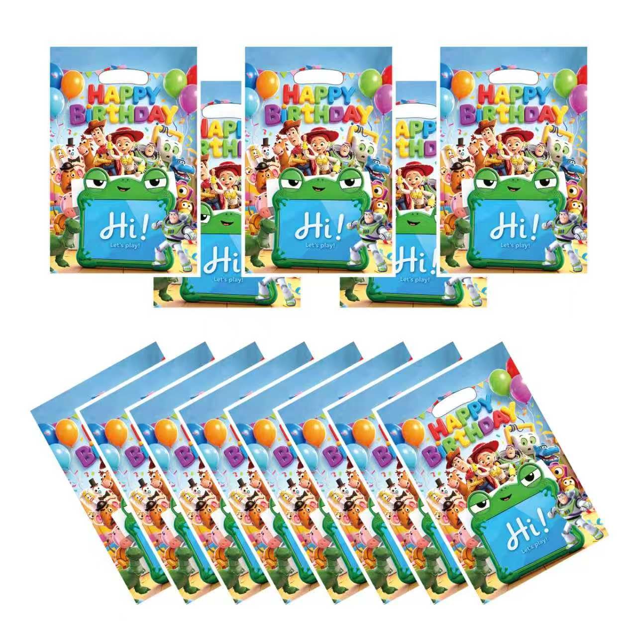 30 Pcs For Toy Theme Story Birthday Party Gift Bags Cute Candy Bags Goody Bags Birthday Party Supplies Decorations