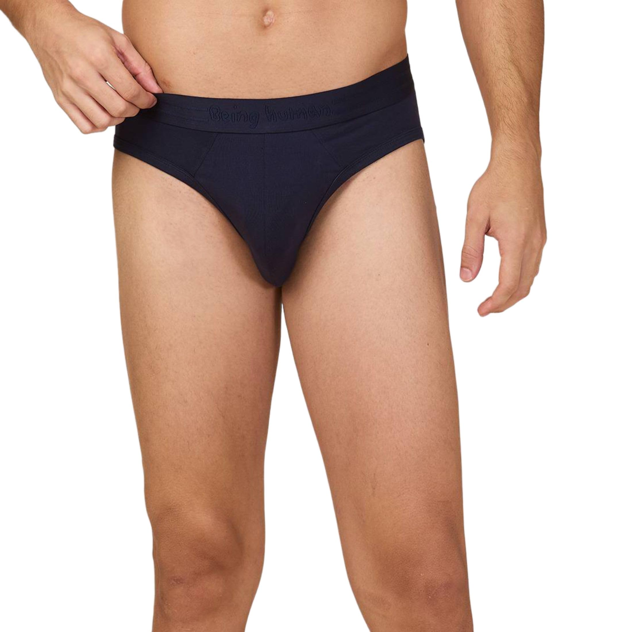 being human Blue Fitted Briefs-picture-28