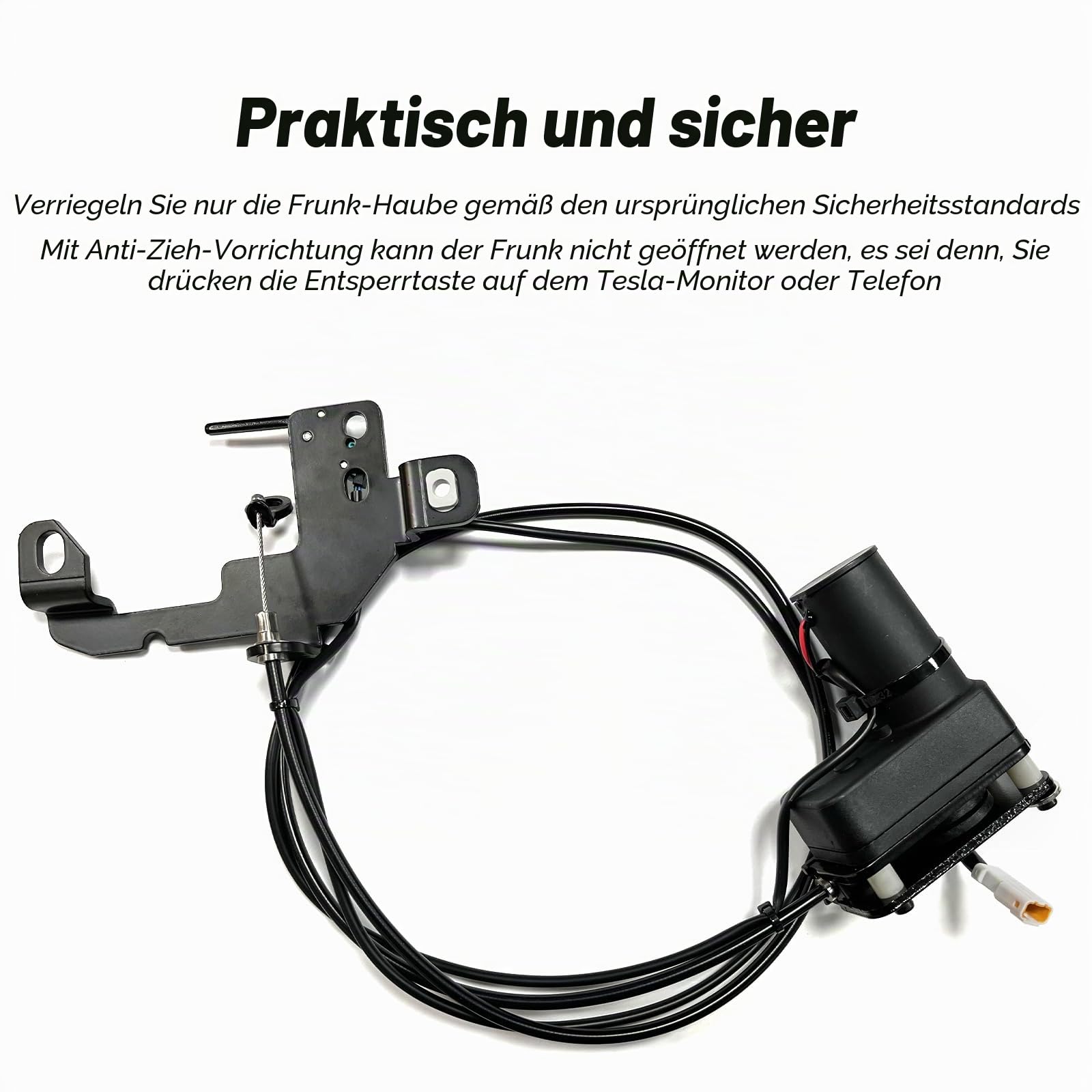 Tesla Model 3 Frunk Soft Close Highland Power Front Trunk Elektrische Saug-Autoverriegelung Kompatibel 2024 2023 2022 2021