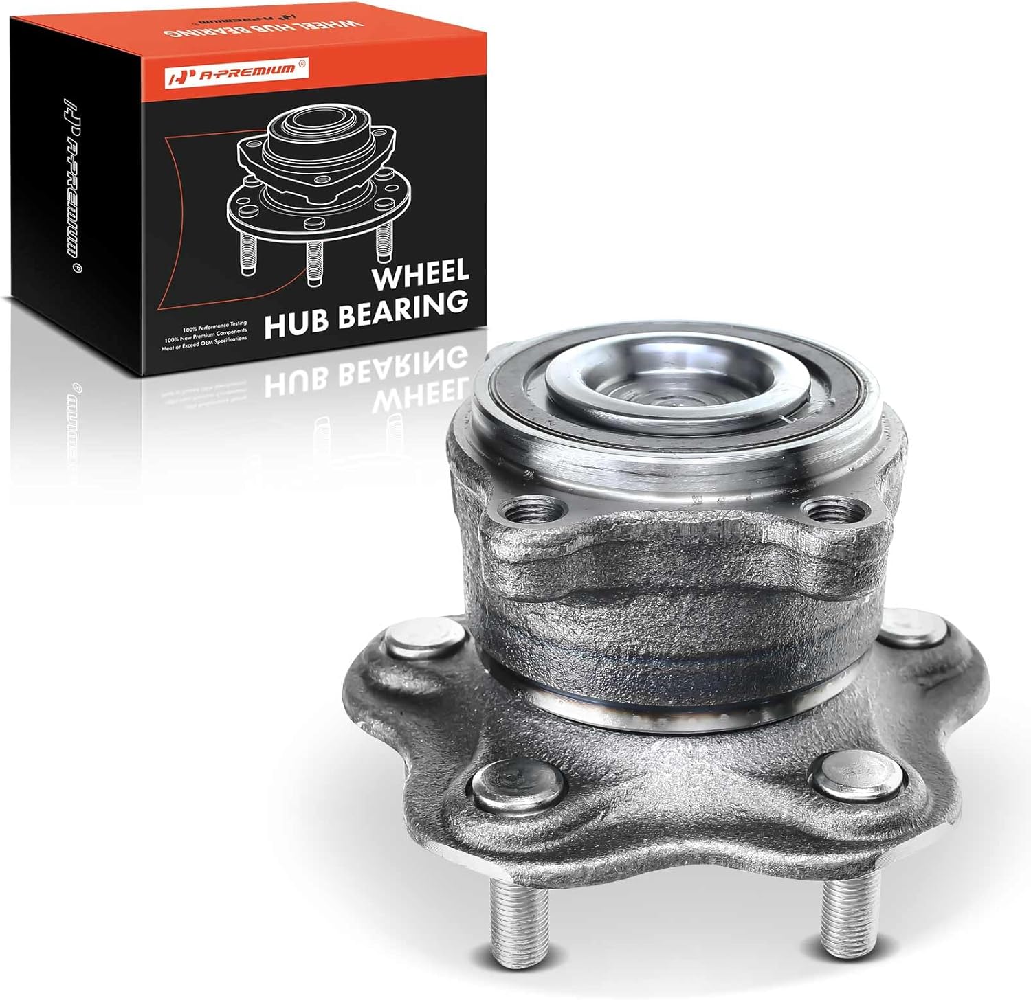 A-Premium Rear Wheel Bearing and Hub Assembly with 5-Lug Compatible with Nissan Murano 2009-2014, Quest 2011-2017