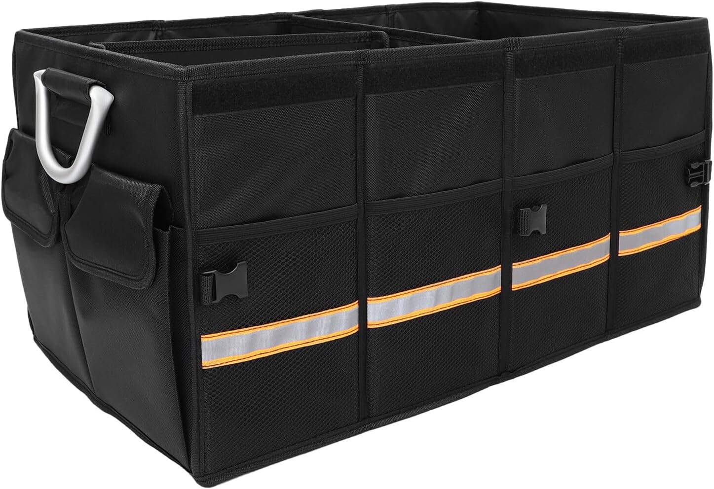 NUOBESTY Car Trunk Organizer Large Capacity Deep Black Non-lid Car Storage Case Suv Vehicle Sundries Box for Travel and Daily Use