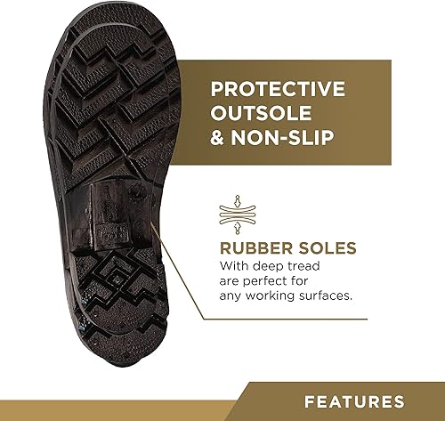 Miniatura 2 de ATERET Botas de goma de PVC 100% impermeables, ligeras y duraderas para la industria de la construcción agrícola